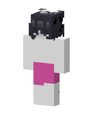 Pink Shorts Girl skin, 3D preview
