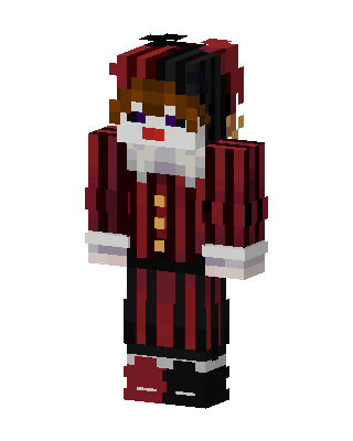 Jester Clown skin, 3D preview
