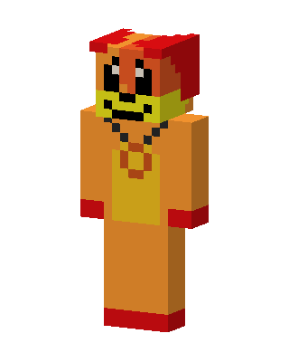 Orange Toon Boy Minecraft skin