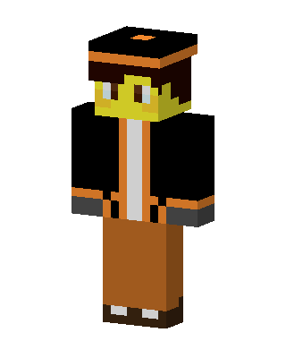 Pumpkin Grad skin, 3D preview