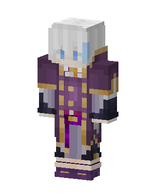 Purple Hero Girl Minecraft purple skin
