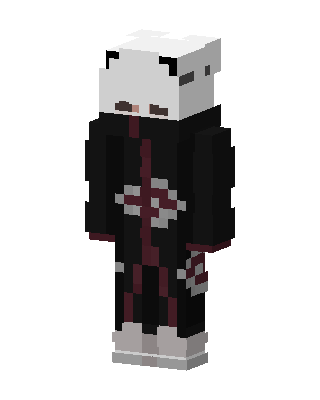 Black Animal Boy skin, 3D preview