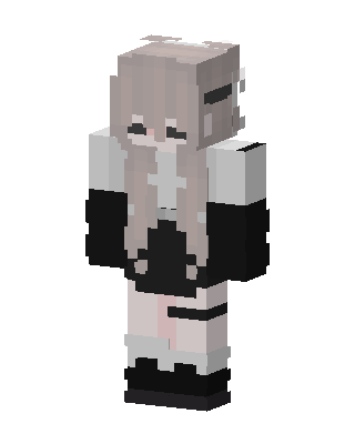 Gothic Cross Girl skin, 3D preview