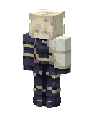 Gilded Knight skin, 3D preview