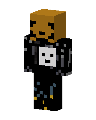 Black Mob Boy Minecraft Halloween skin