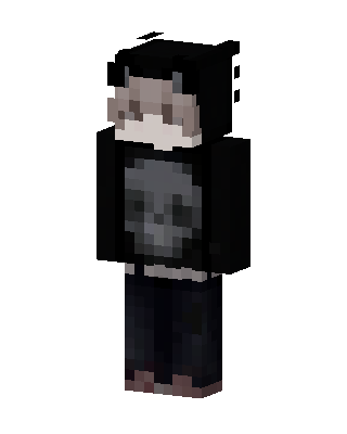 Black Player Boy skin, 3D preview