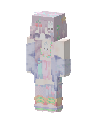 Pastel Bunny Minecraft cute skin