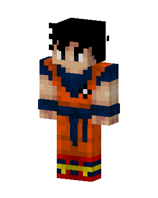 Goku Minecraft anime skin