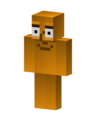 Orange Guy skin, 3D preview