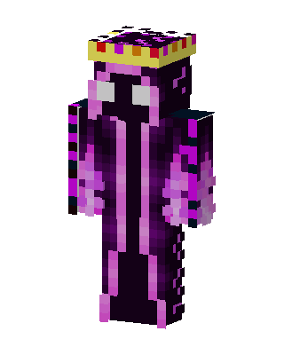 Crowned Ender Mage Minecraft skin