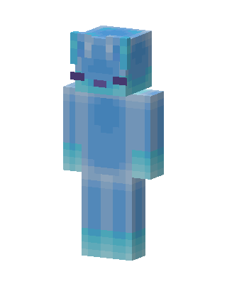 Blue Slime Buddy Minecraft skin