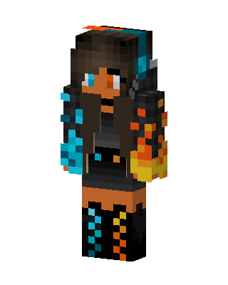 Black Hero Girl skin, 3D preview