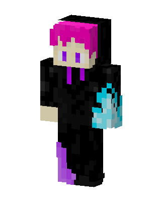 Flame Hoodie Boy Minecraft e-girl skin