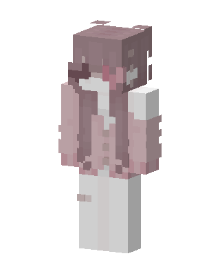 Rosy Bunny Minecraft pink skin