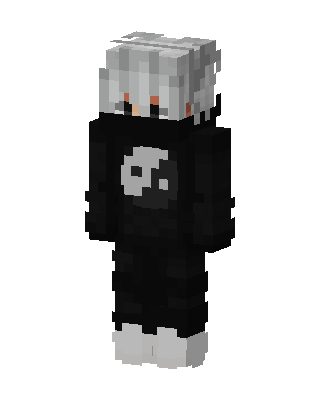 Yin Yang Hoodie skin, 3D preview