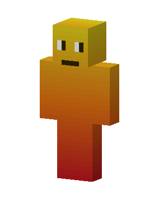 Fire Gradient skin, 3D preview
