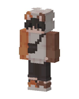 Calico Hoodie skin, 3D preview