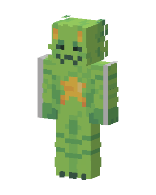 Green Animal skin, 3D preview