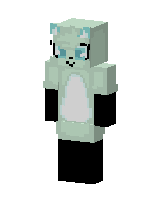 Teal Animal Minecraft pastel skin