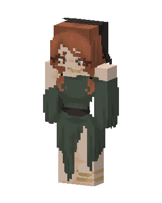 Green Player Girl Minecraft skin
