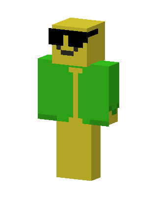 Cool Yellow Guy skin, 3D preview