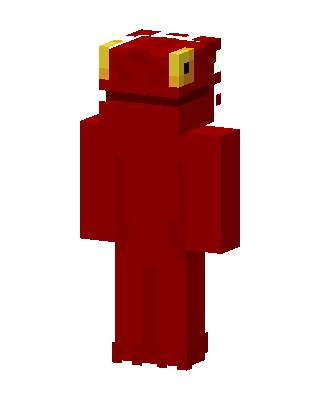 Red Frog skin, 3D preview