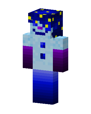 Starry Night Jester skin, 3D preview