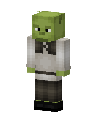 Shrek skin, 3D preview