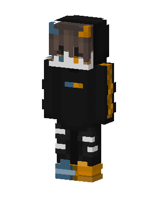 Amber Hoodie skin, 3D preview