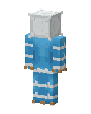 Ice Golem skin, 3D preview