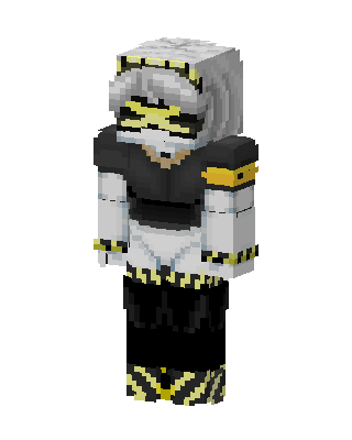Hazard Maid skin, 3D preview