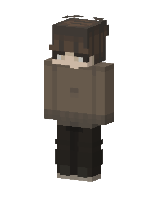 Cozy Brownie skin, 3D preview