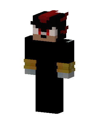 Shadow The Hedgehog skin, 3D preview