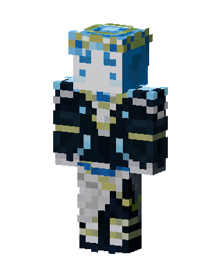 Blue Player Boy skin, 3D preview