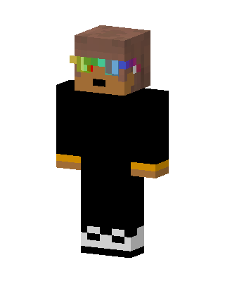 Black Pride Boy skin, 3D preview