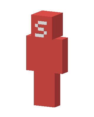 Red Mob skin, 3D preview