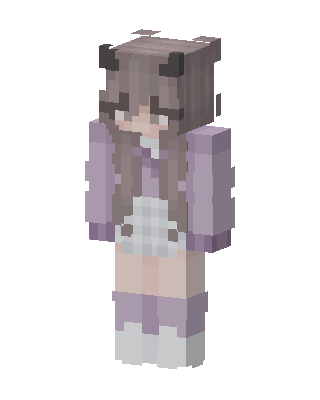 Lavender Demon skin, 3D preview