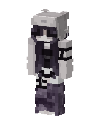 Gray Gamer skin, 3D preview