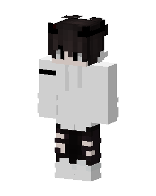 White Hoodie Boy Minecraft hoodie skin