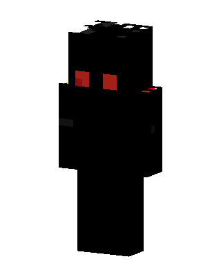 Black Glowing Villain skin, 3D preview