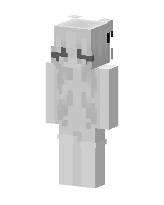Ghost Girl skin, 3D preview