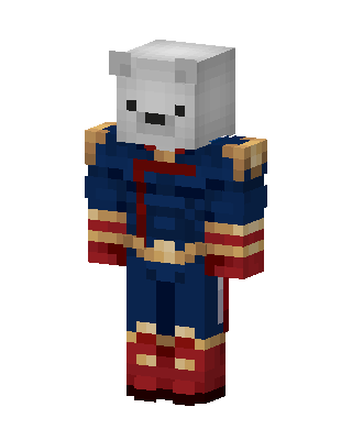 Polar Bear Captain skin, 3D preview