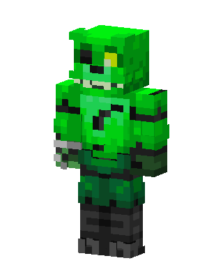 Toxic Animatronic skin, 3D preview