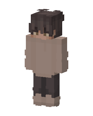 Cozy Sweater Boy skin, 3D preview