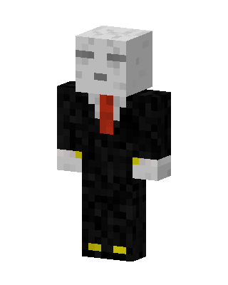 Black Villain Boy skin, 3D preview