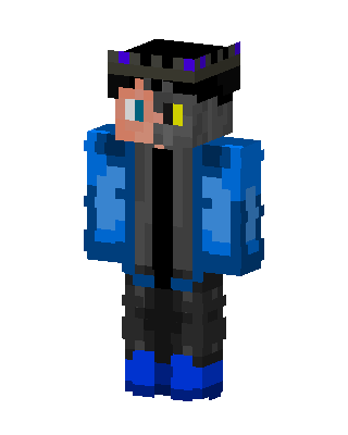 Split Face Crown Minecraft skin
