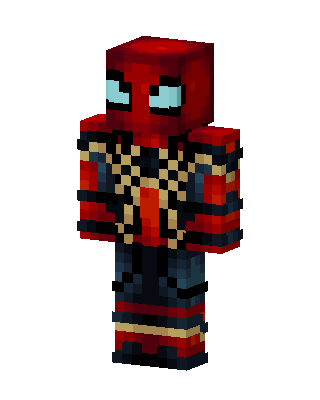 Iron Spider skin, 3D preview