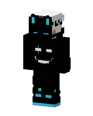 Cyber Ghost skin, 3D preview