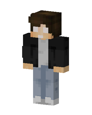 Casual Jacket Guy skin, 3D preview