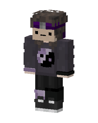 Purple Hoodie Teen Minecraft skin
